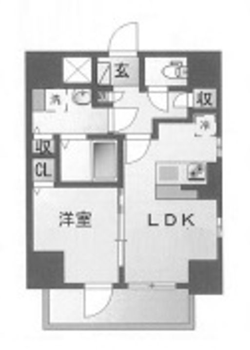 東京都江東区平野3(マンション)の賃貸物件の間取り