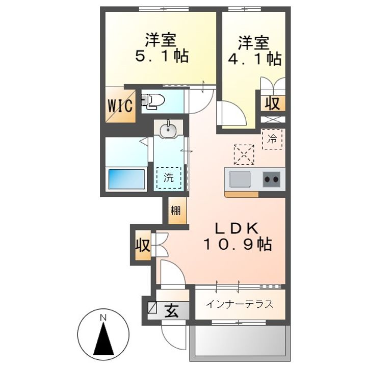 プレタージュの間取り