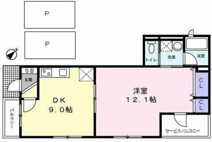 メゾン三愛の間取り