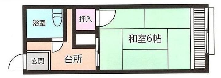 鈴木ハイツの間取り