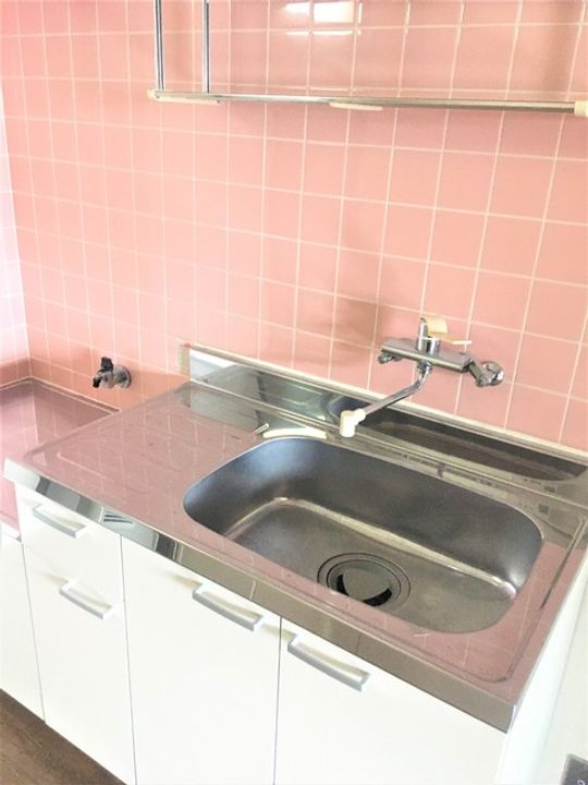 福島県会津若松市北滝沢2(アパート)の賃貸物件のキッチン