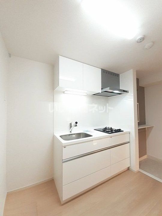 メルベージュ岸のキッチン