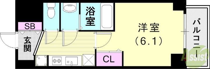 ファステート神戸サルビアの間取り