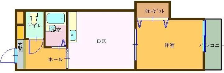 あいビル本町の間取り