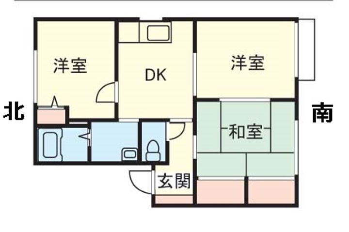 エレガンコート Cの間取り