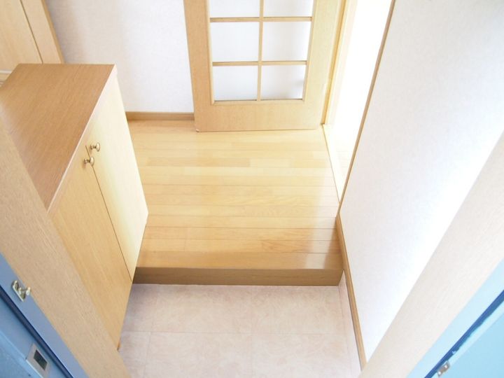 ドリームタウン三和Bの玄関