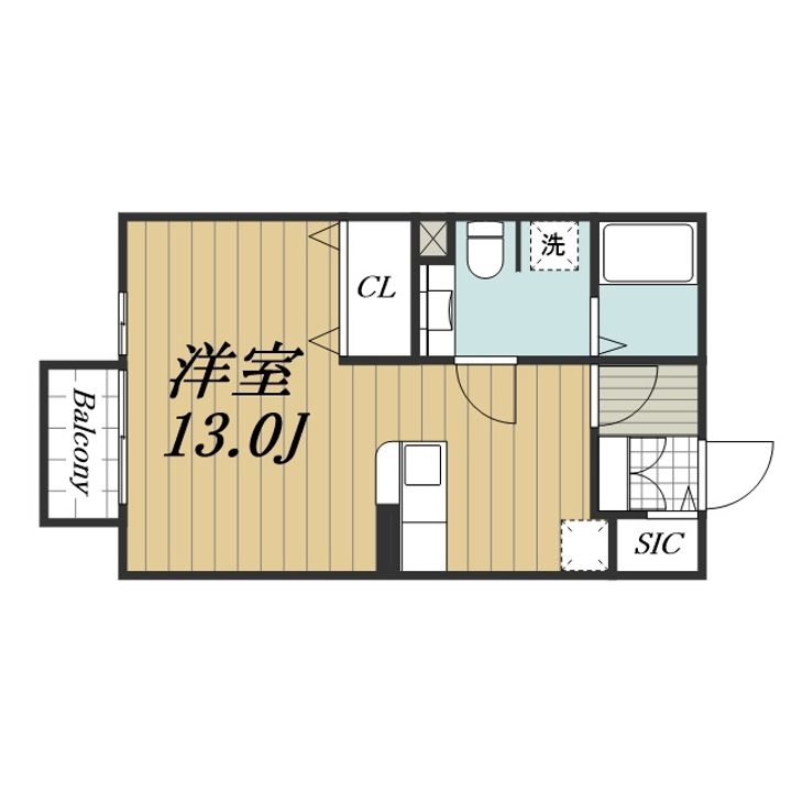 千葉県富里市七栄(アパート)の賃貸物件の間取り