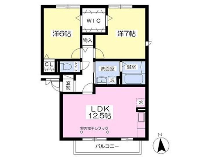 セジュールOTT’sの間取り