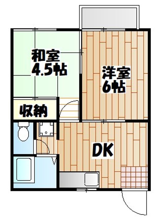 細川メゾンの間取り