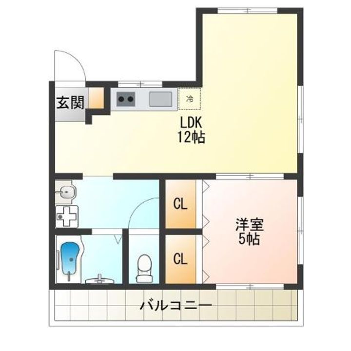 グラッドマンション天神ノ森の間取り