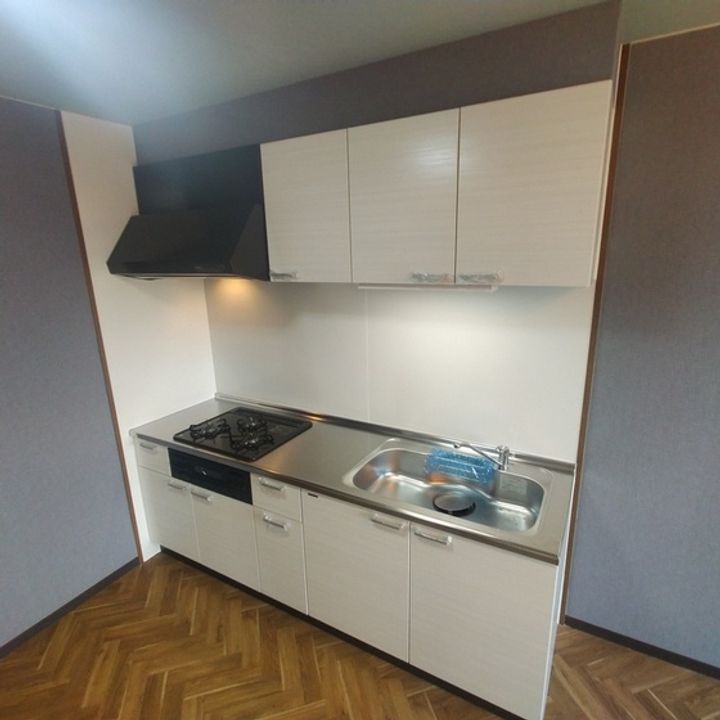 桃の里マンションのキッチン