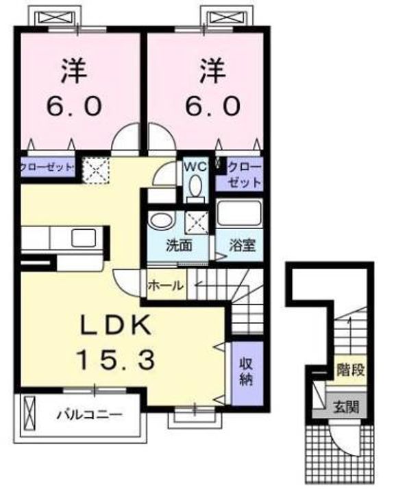 クレメントの間取り