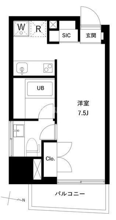 リテラス押上の間取り