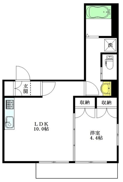 東京都中野区江古田1(マンション)の賃貸物件の間取り