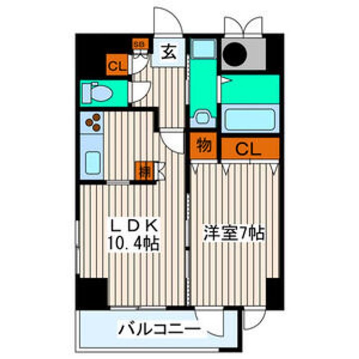 USビルの間取り