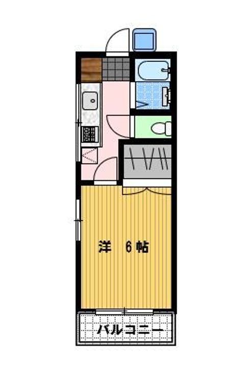 スカイバレー戸町の間取り