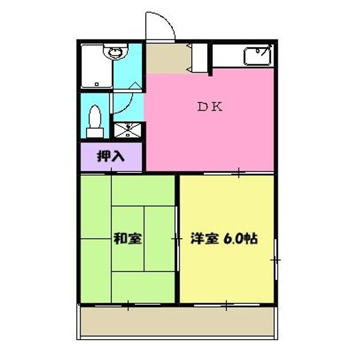 タウニイ緑が丘の間取り