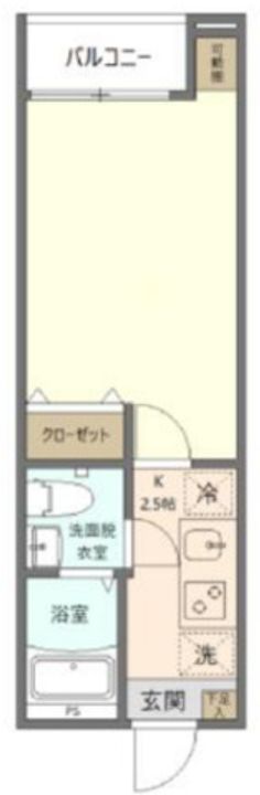 エクセラン仲六郷の間取り
