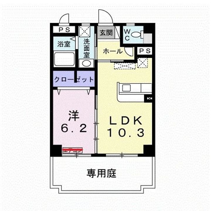 サウス ゼファーの間取り