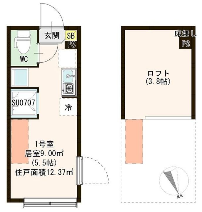 ピッコロモンド赤羽の間取り