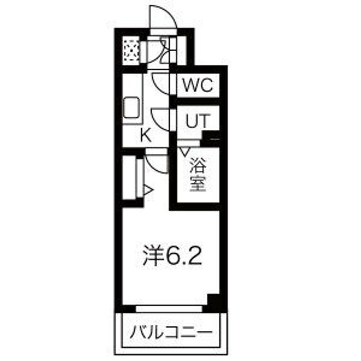 エスリード難波グレイスの間取り