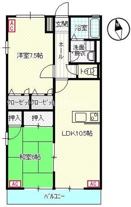 レトアエル田中の間取り