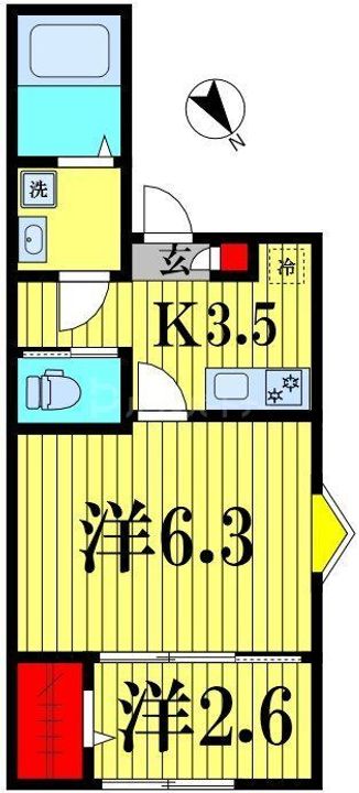 KEIAI RESIDENCE 新松戸Iの間取り
