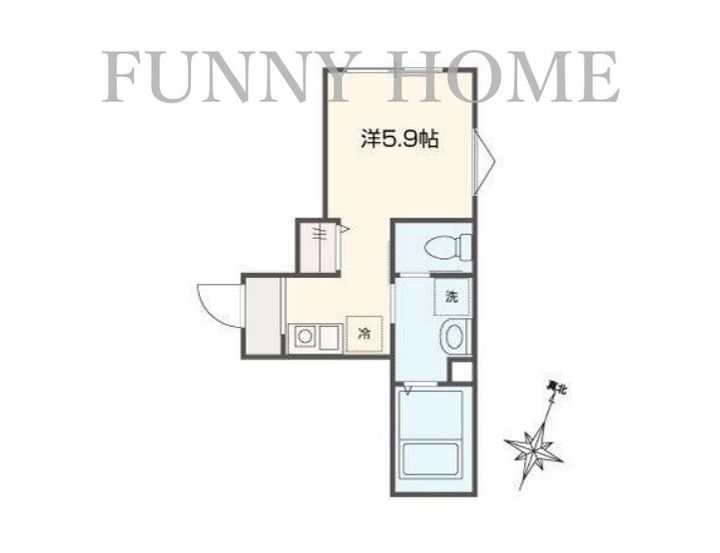 MELDIA祐天寺の間取り