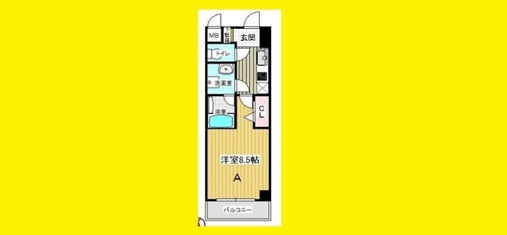 リバースクエア103の間取り