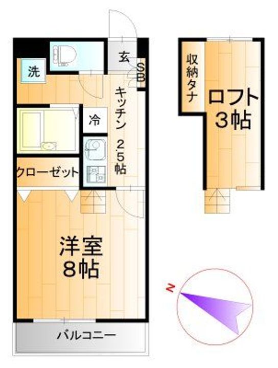 コンフォートIIの間取り