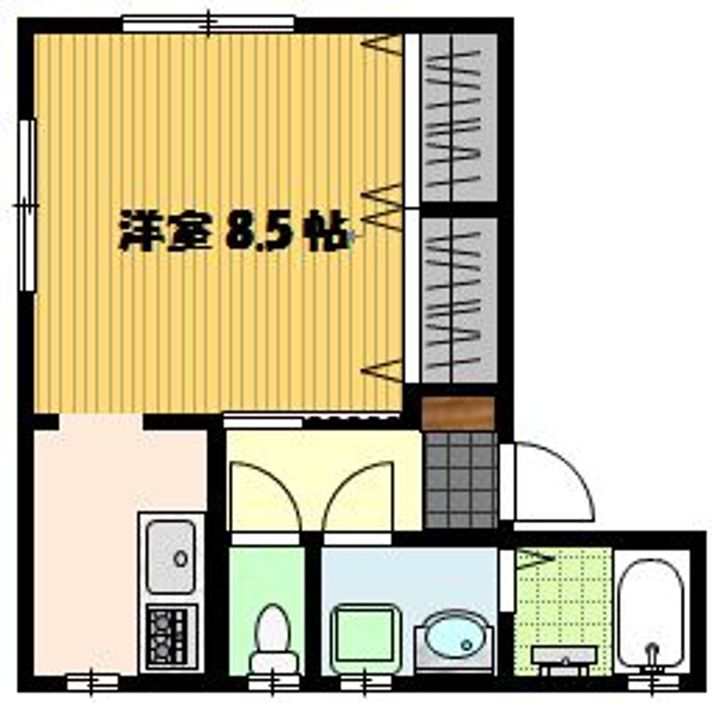 プヴォワール宝栄の間取り