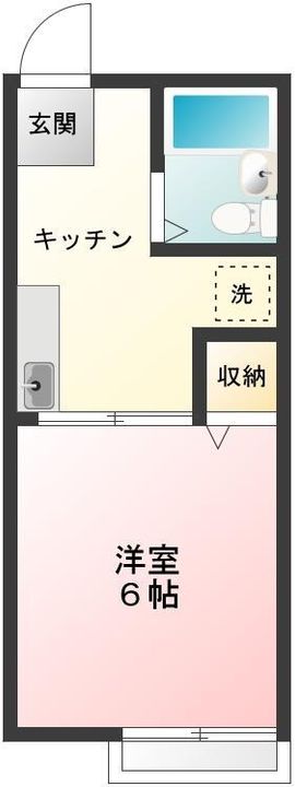 シティハイムメヌエットの間取り