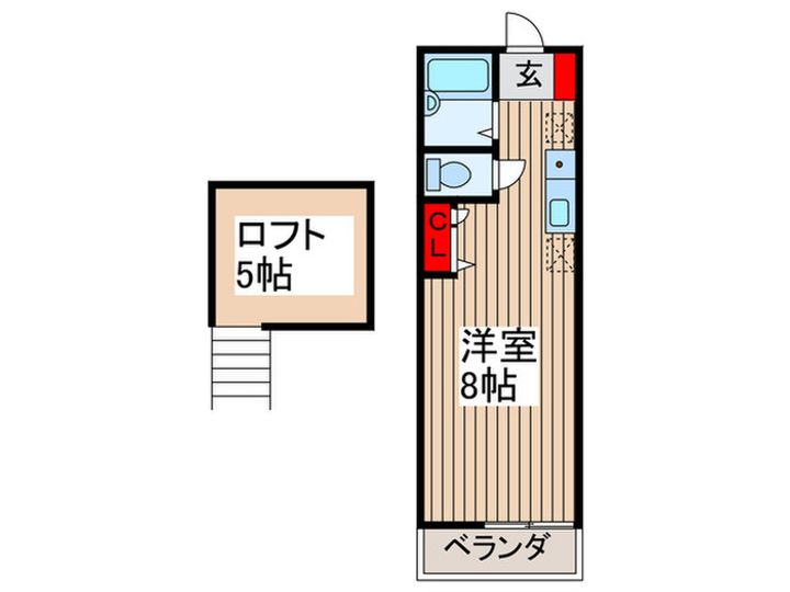 アデレ-ドフラッツの間取り