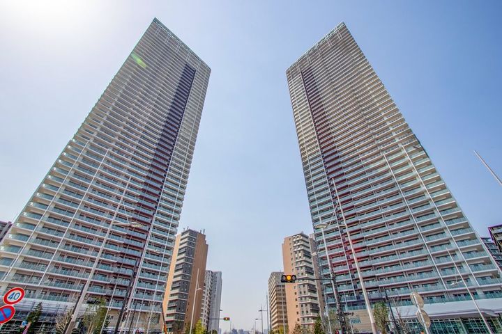 HARUMI FLAG SUN VILLAGE T棟の外観