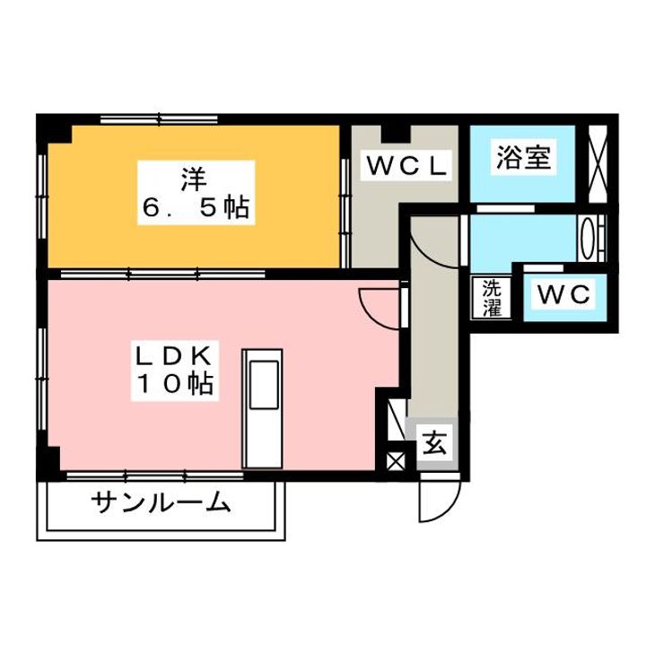 アビタシオン武田の間取り