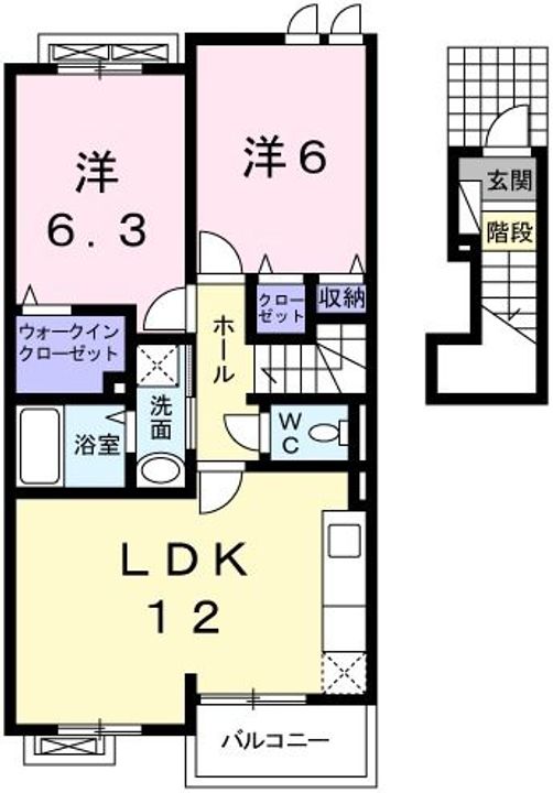 ジェルメノースの間取り