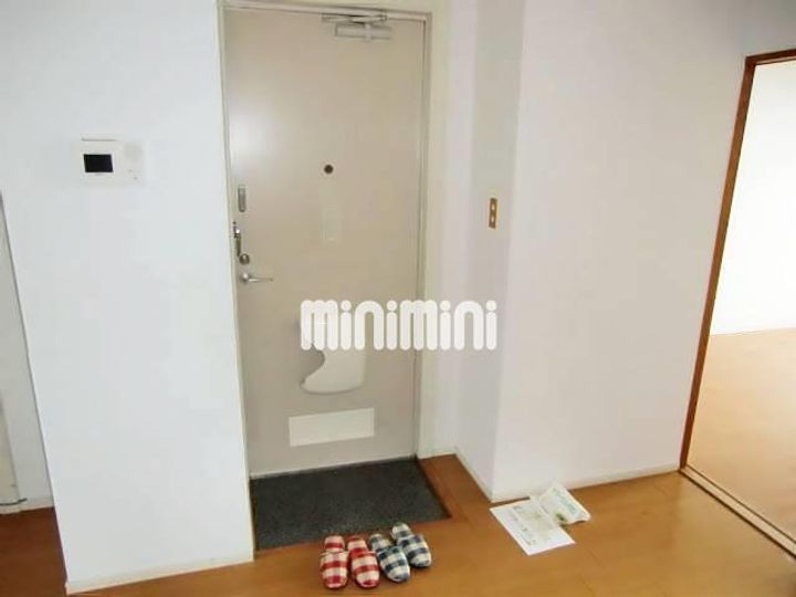 平野ハイツ Bの玄関