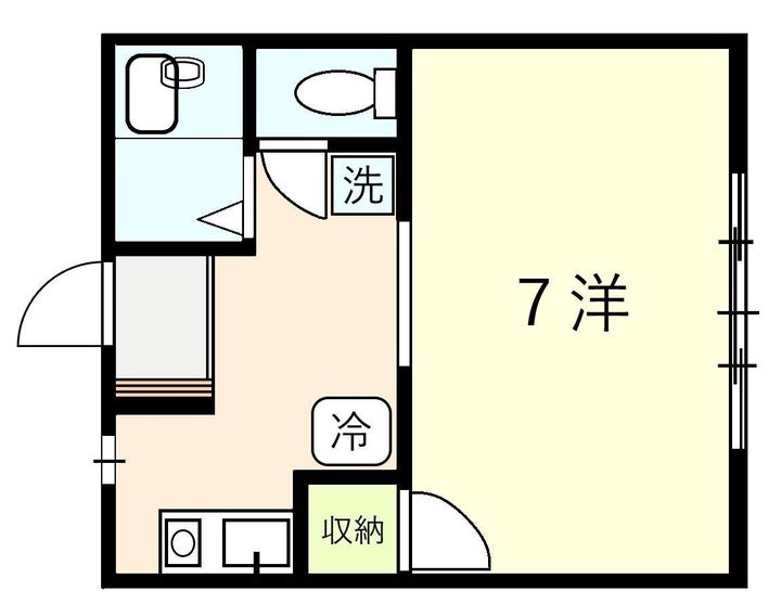 ふじハイツIIの間取り