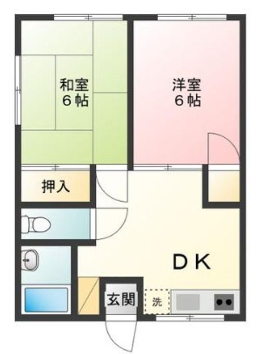 東京都杉並区清水3(アパート)の賃貸物件の間取り