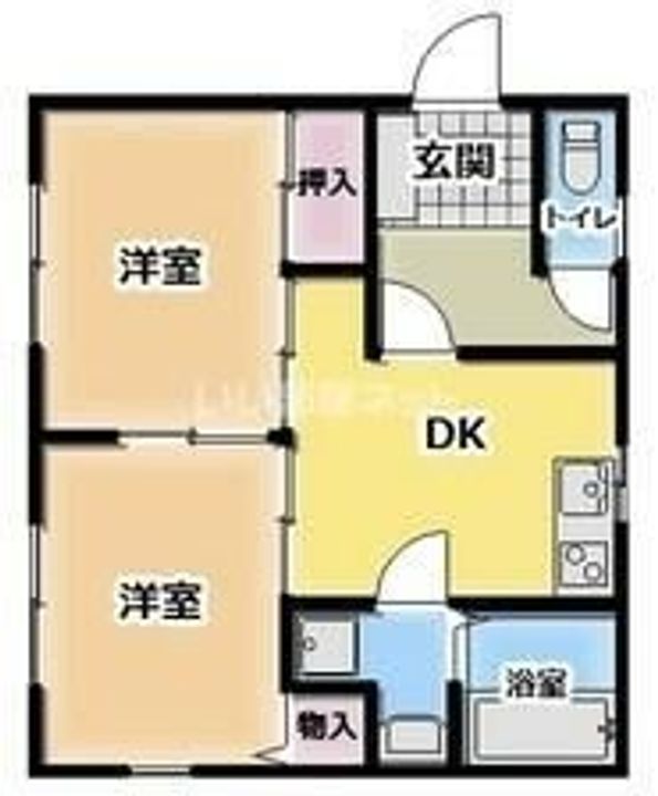 福島アパートの間取り