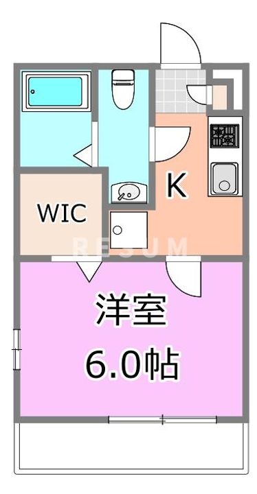千葉県千葉市中央区今井1(マンション)の賃貸物件の間取り