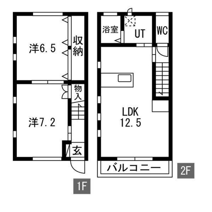 ショコラ新宿の間取り