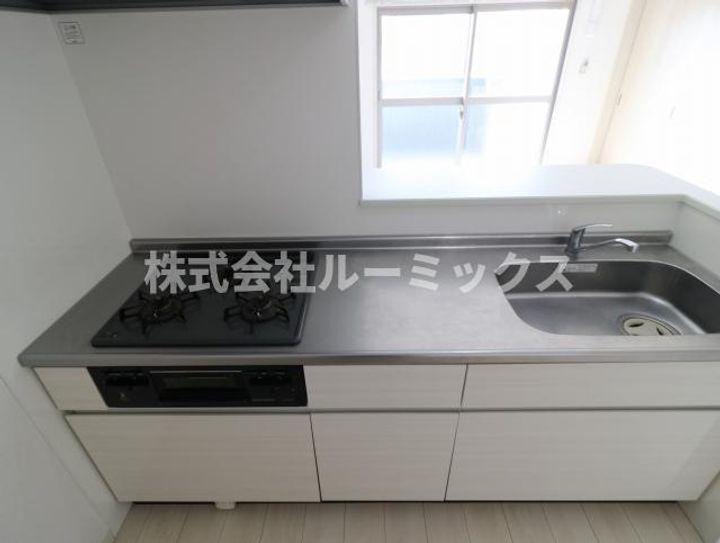福岡県福岡市博多区東比恵3(マンション)の賃貸物件のキッチン