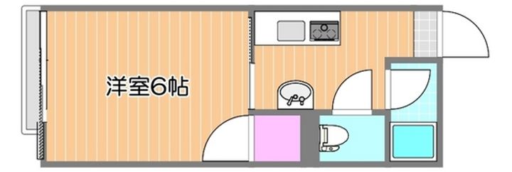 ハイツ菅の間取り