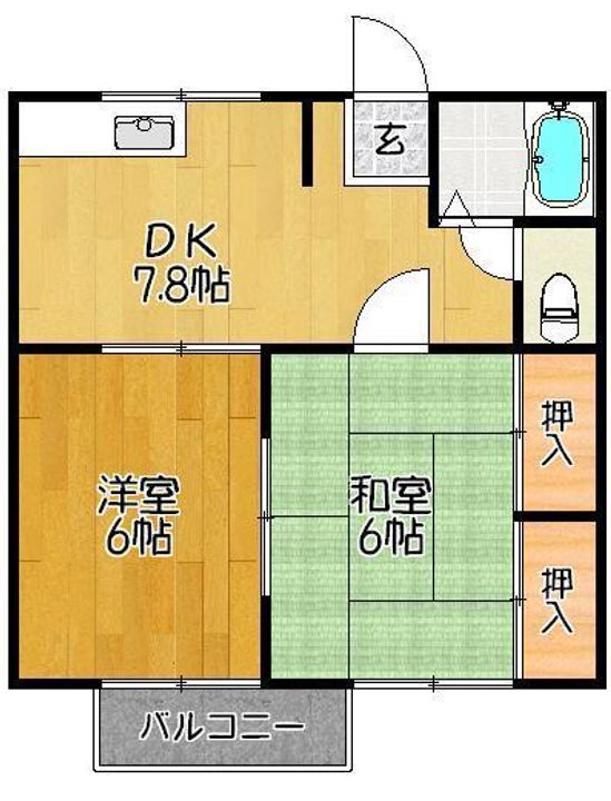 チェルト神埼の間取り