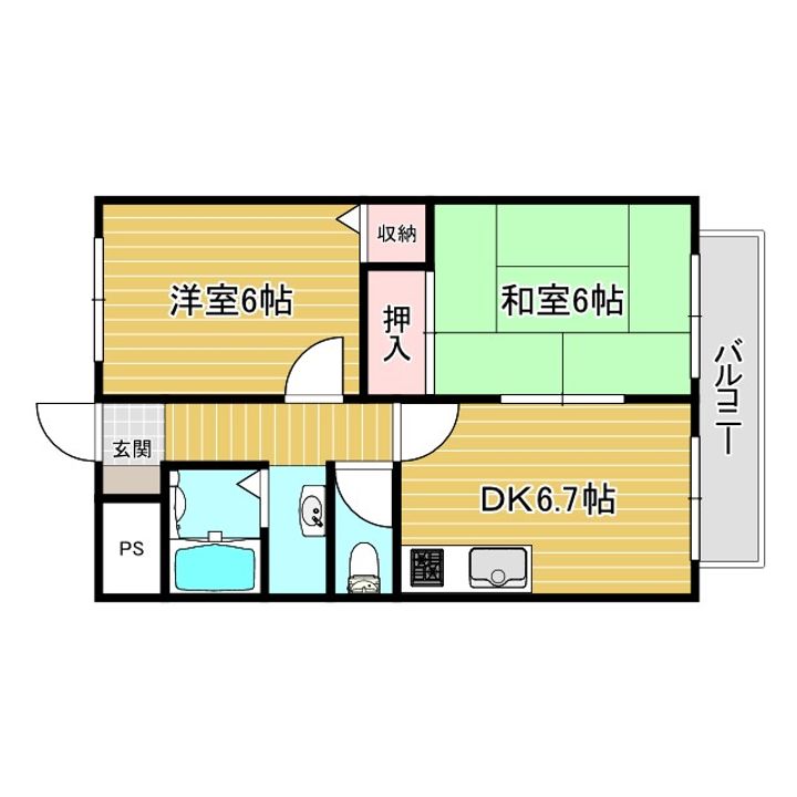 コンフォールの間取り