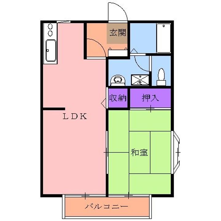 シャトー平松の間取り