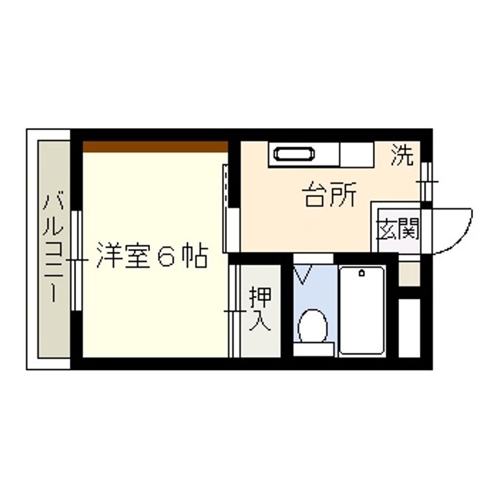 シャルム城西の間取り