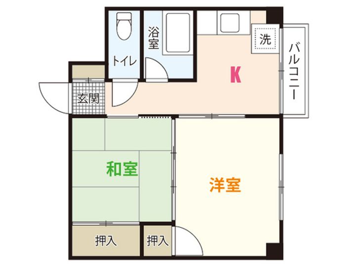 奥ビルの間取り