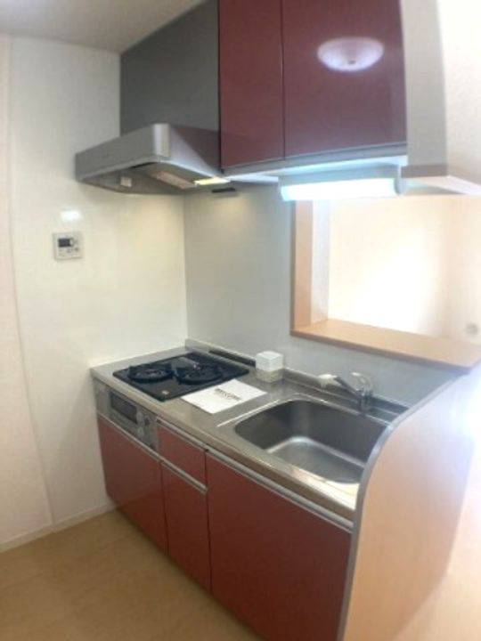 神奈川県小田原市中里(アパート)の賃貸物件のキッチン